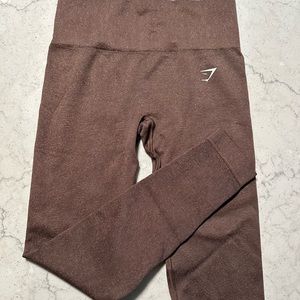 Gymshark Adapt Fleck Seamless Leggings - Brown Size Small
